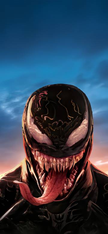 Venom Close-up Fierce Wallpaper