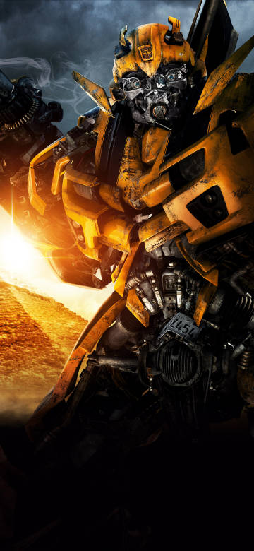 Battle-Damaged Bumblebee In Front Of A Pyramid Battle-Damaged Bumblebee In Front Of A Pyramid