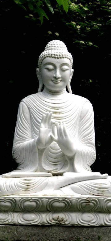 Charm of the buddha statue: power of serenity