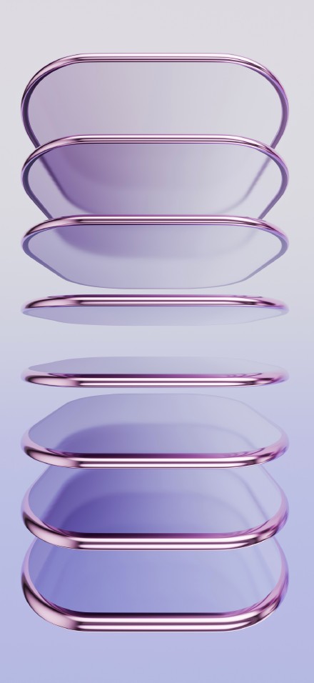 Light Purple Liquid Glass 4K Wallpaper