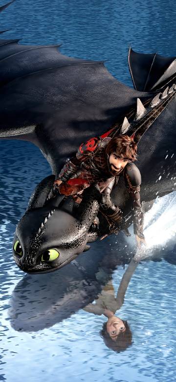 How to Train Your Dragon Hiccup and Toothless Wallpaper