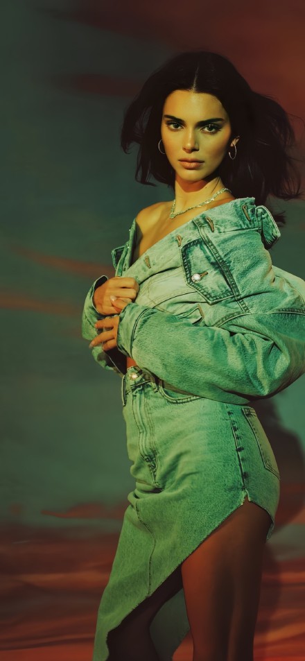 Kendall Jenner in denim