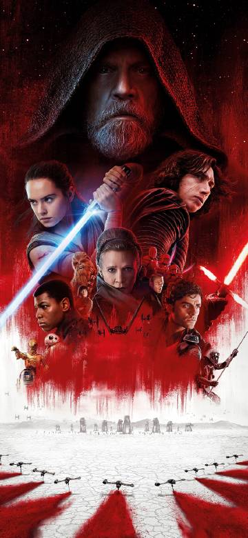 Star Wars movie character stills phone wallpaper