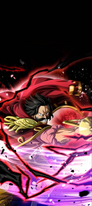 One Piece Pirate King Roger Battle Poster 5K