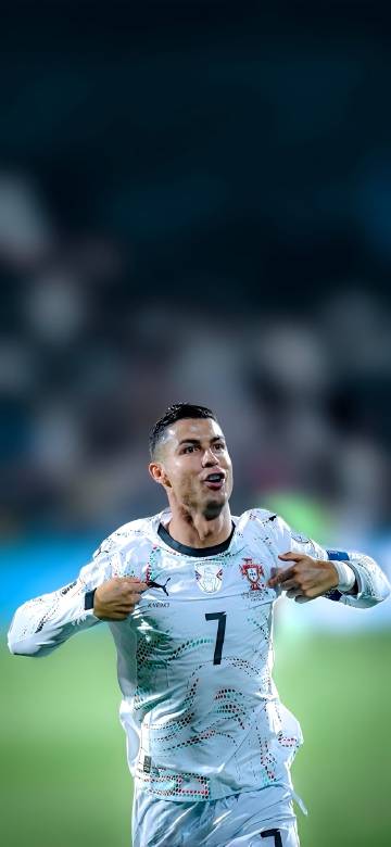 Football Legend CR7 Jersey Number 7 4K