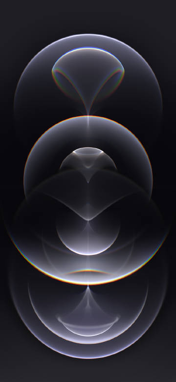 iPhone 12 Pro ​​​Resonance Space Gray Light Wallpaper
