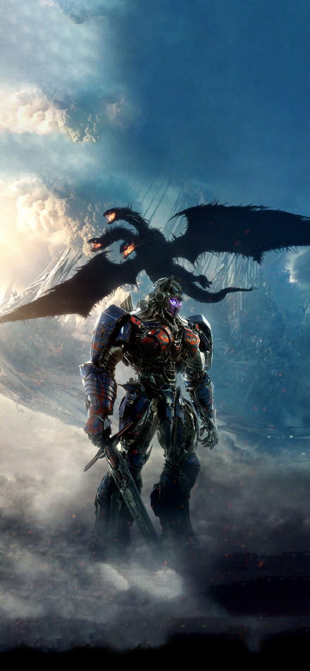 Transformers Wallpaper: optimus prime and robodragon