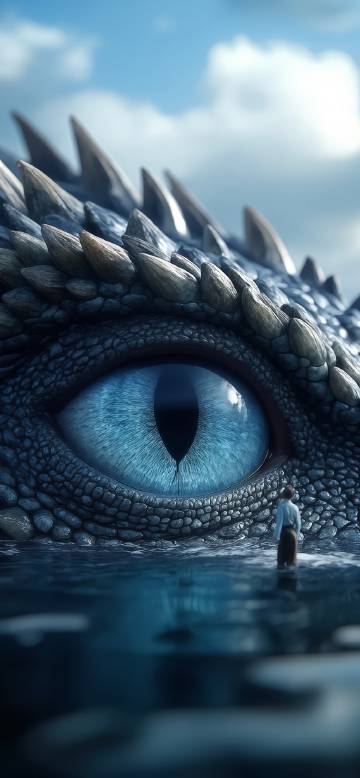 Giant dragon’s eye
