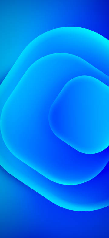 Blue Flowing Gradient Wallpaper 4K for Phone