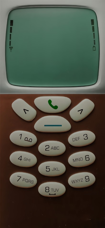 Vintage Nokia Style Mobile Design 4K Wallpaper