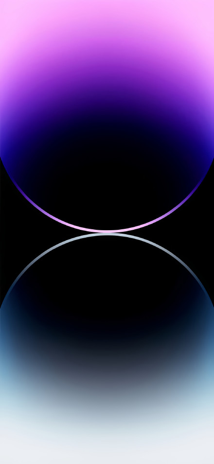Purple and blue halo gradient graphics 4K Iphone Wallpaper