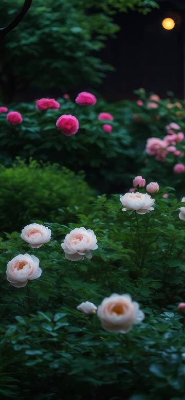 Delicate flowers in bud phone wallpaper