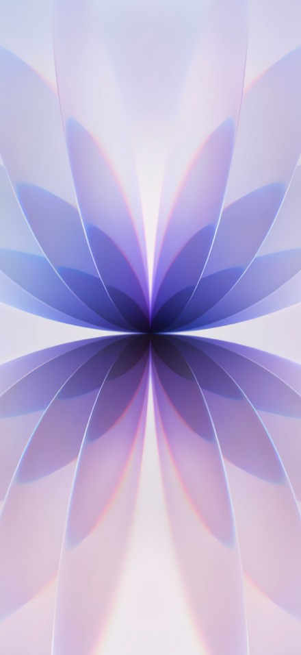 Iphone 17 Purple Kaleidoscope Floral Pattern 4K Wallpaper
