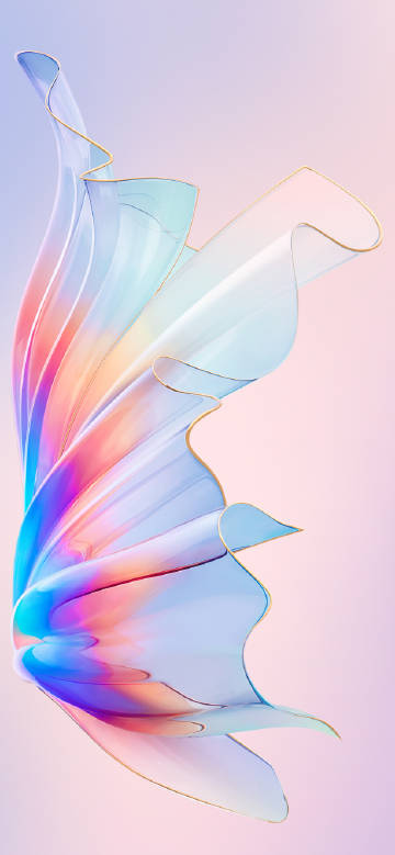 Soft color gradient abstract phone wallpaper