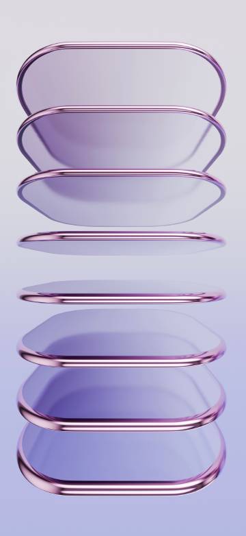 Light Purple Liquid Glass 4K Wallpaper