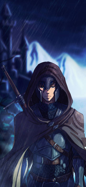 Dark Fantasy Knight In The Rain 4K Anime Wallpaper Dark Fantasy Knight In The Rain 4K Anime Wallpaper