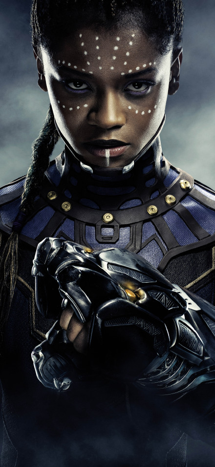 Black Panther's Tech Genius Sister Shuri Poster 4K Wallpaper