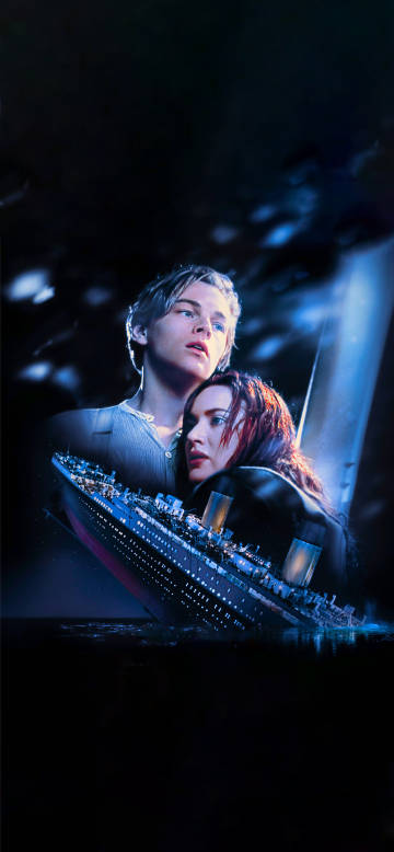 Jack and Rose Embracing During the Shipwreck 8K Wallpaper Jack and Rose Embracing During the Shipwreck 8K Wallpaper