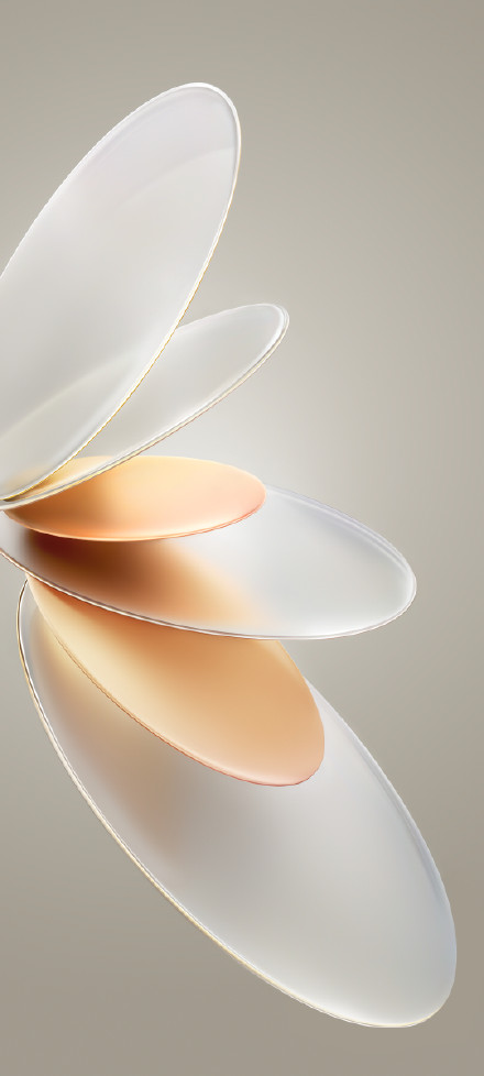 Orange abstract geometric simple phone wallpaper