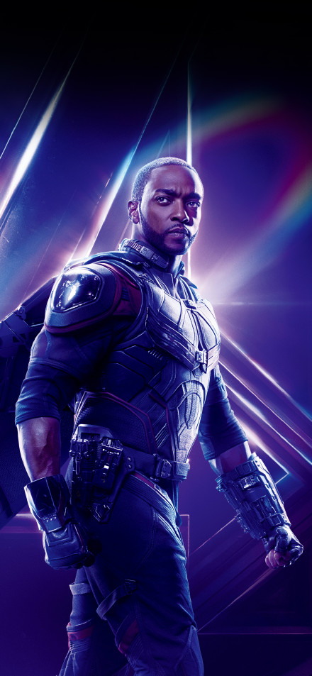 Avengers Wallpaper: Falcon in battle suit