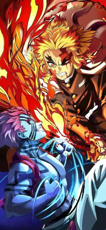 Intense Fighting Moment in Demon Slayer