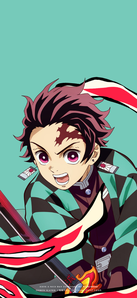 Demon Slayer: Kimetsu no Yaiba - Tanjiro Kamado Prepares for Battle 4K Wallpaper