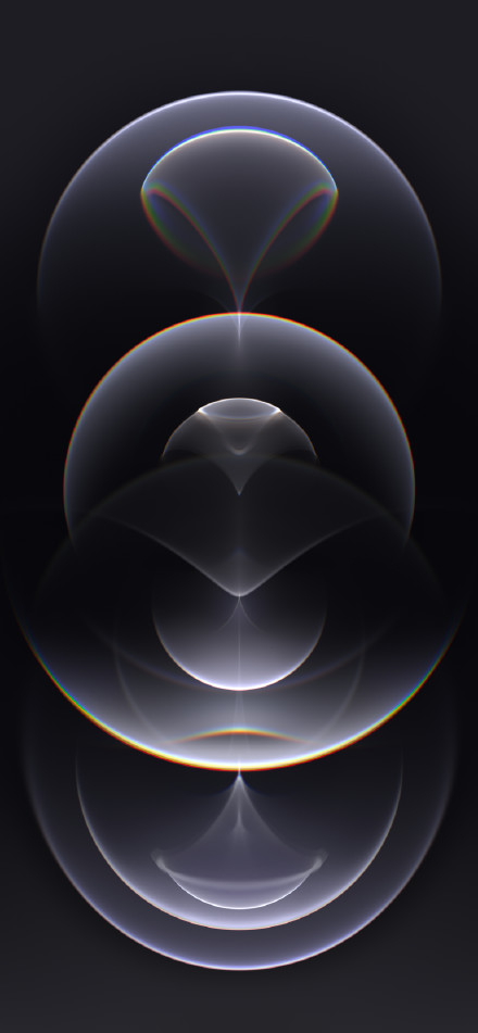 iPhone 12 Pro ​​​Resonance Space Gray Light Wallpaper