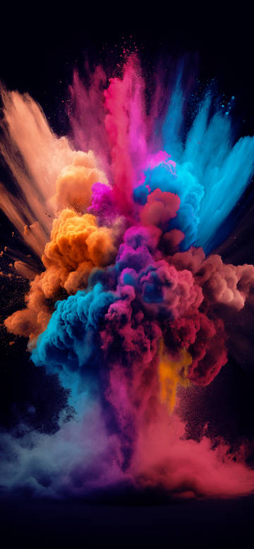 Vibrant Color Explosion Wallpaper 4K