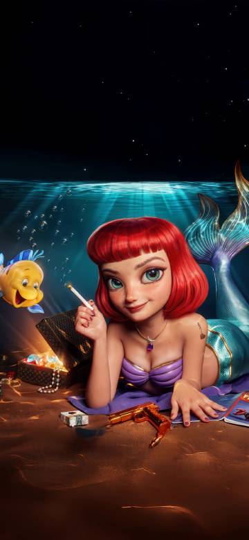 Disney The Little Mermaid Ariel Underwater Wallpaper Disney The Little Mermaid Ariel Underwater Wallpaper