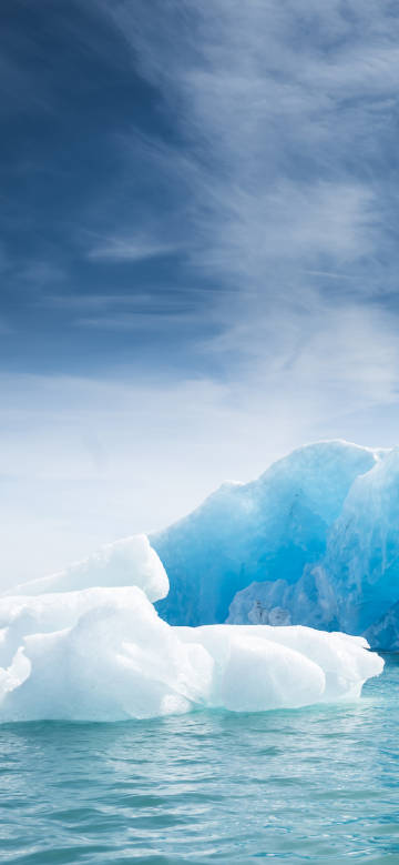 Magnificent glaciers and ice floes phone wallpaper