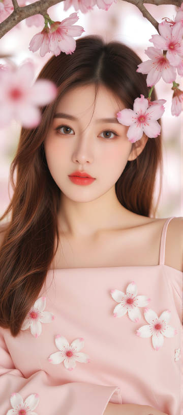 Fresh, elegant, romantic and sweet girl