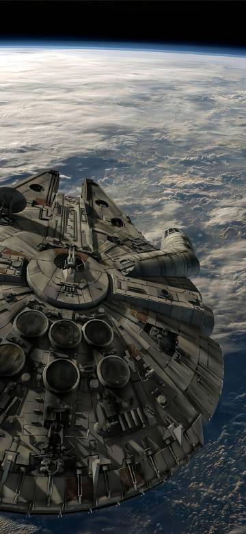 Epic Millennium Falcon Spaceship