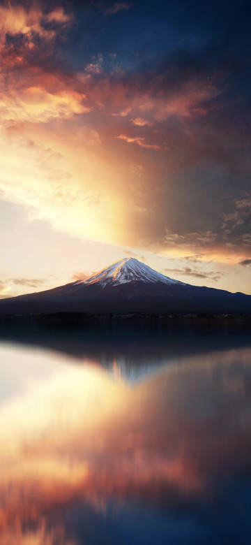 Mt. Fuji at Sunset, Serene and Magnificent