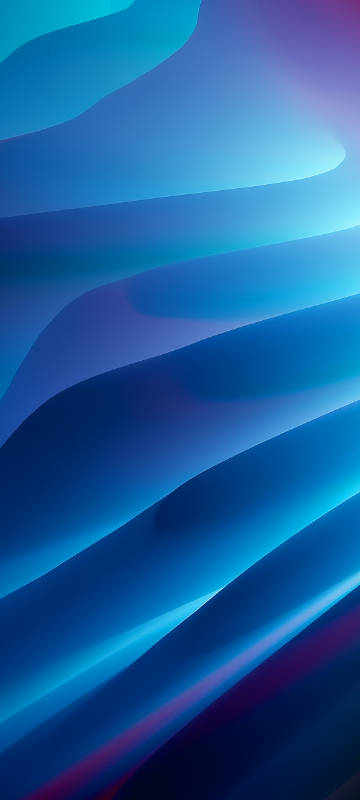 Abstract flow pattern in blue-violet tones phone wallpaper