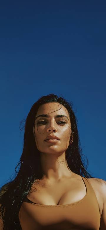 Kim Kardashian Skims Magazine 2025 phone wallpaper