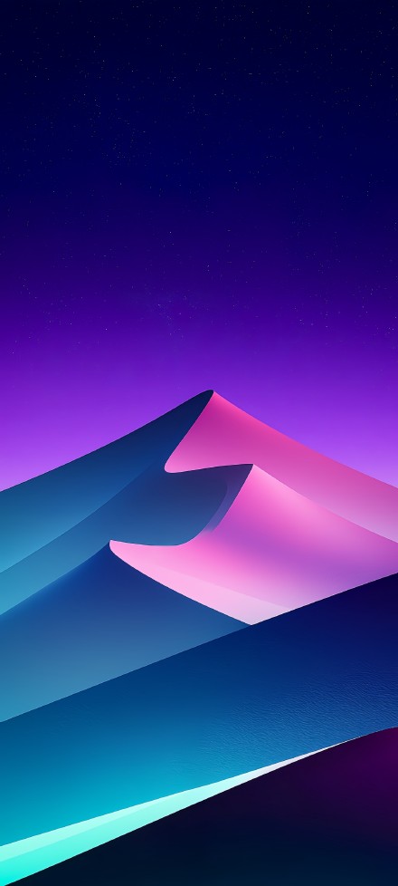 Dreamy Night Dunes with Galaxy Sky iPhone Wallpaper