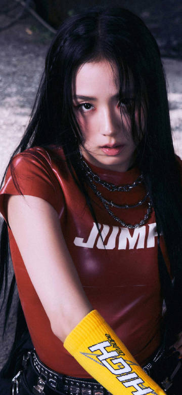 Jisoo JUMP 4k phone wallpaper