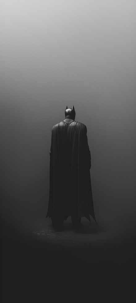 Dark Knight Batman Solitary Back 4K Wallpaper