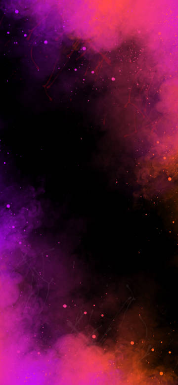 Fantasy colors in starry night phone wallpaper