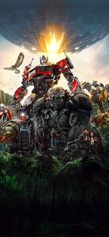 Transformers: Rise of the Power Rangers 2023 phone wallpaper Transformers: Rise of the Power Rangers 2023 phone wallpaper