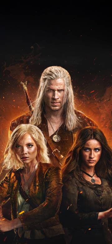 The Witcher Geralt Ciri Yennefer Wallpaper