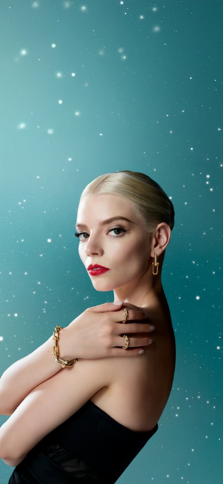 Anya Taylor-Joy for Tiffany & Co Holiday Campaign 2024