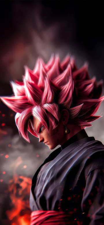 Goku Black Super Saiyan Rose 4K Wallpaper Goku Black Super Saiyan Rose 4K Wallpaper