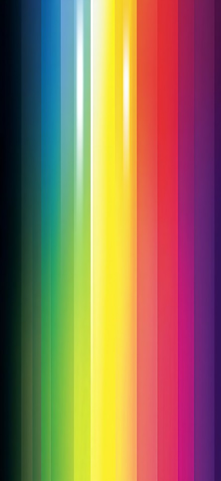 Gradient bands of brilliant colors phone wallpaper