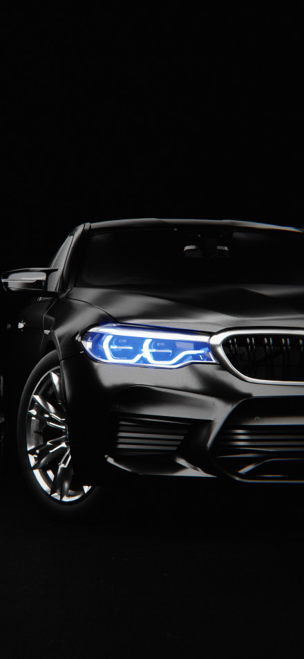 BMW's dazzling light in the dark