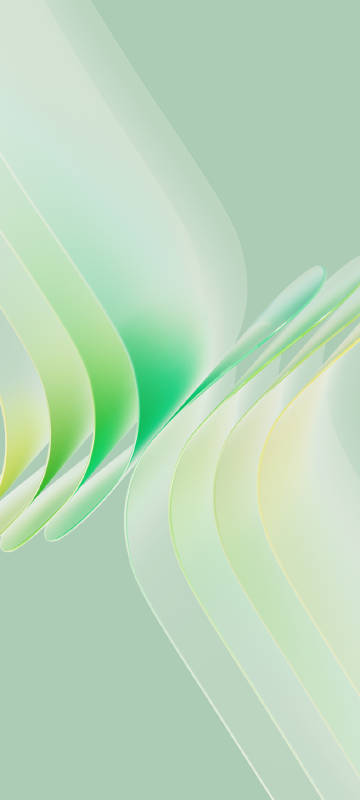 Translucent Curves on a Light Green Background Translucent Curves on a Light Green Background