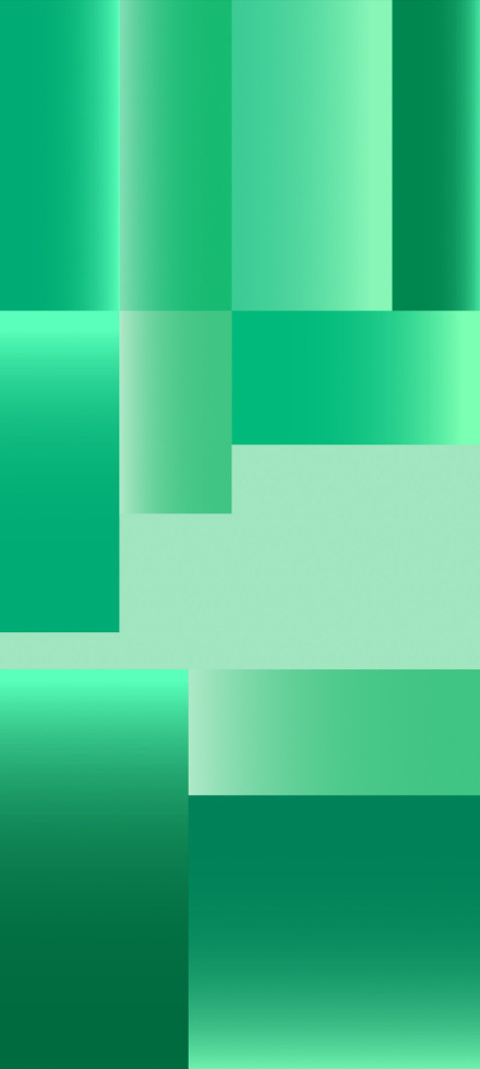 Huawei nova 11 Green Geometric Blocks HD Wallpaper