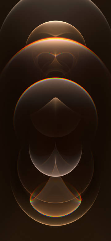 iPhone 12 Pro ​​​Resonance Gold Light Wallpaper