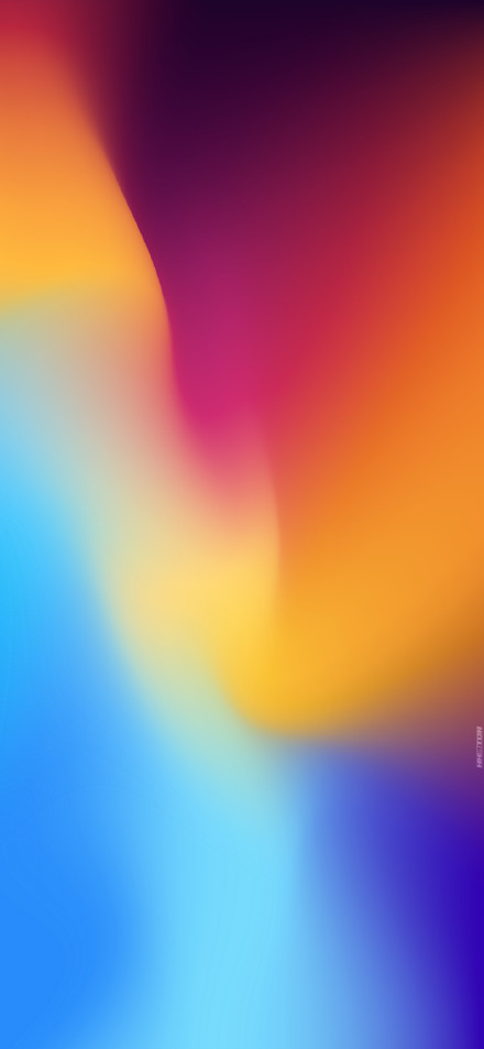 Flowing gradient colorful abstract background phone wallpaper