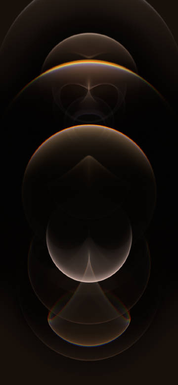 iPhone 12 Pro ​​​Resonance Gold Dark Wallpaper